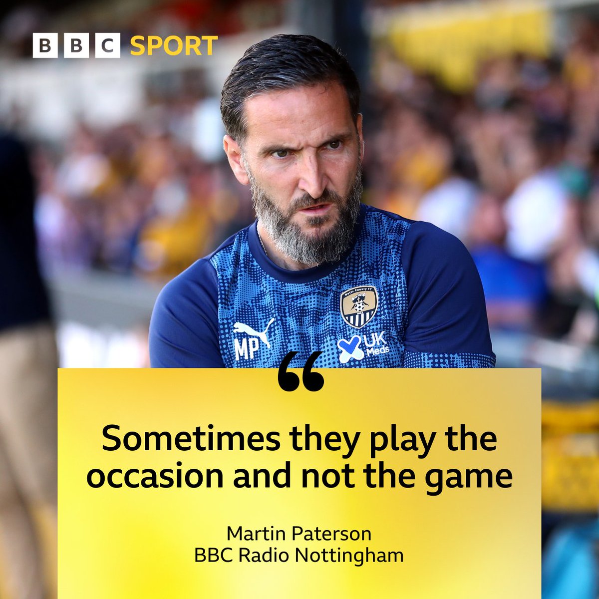 BBCRNS's tweet image. ⚫️⚪️Martin Paterson reflected on #notts' 2-1 defeat to Barnet - the first time they've suffered back-to-back defeats since August.

🔗: bbc.co.uk/programmes/p0n…

📸: Dan Westwell