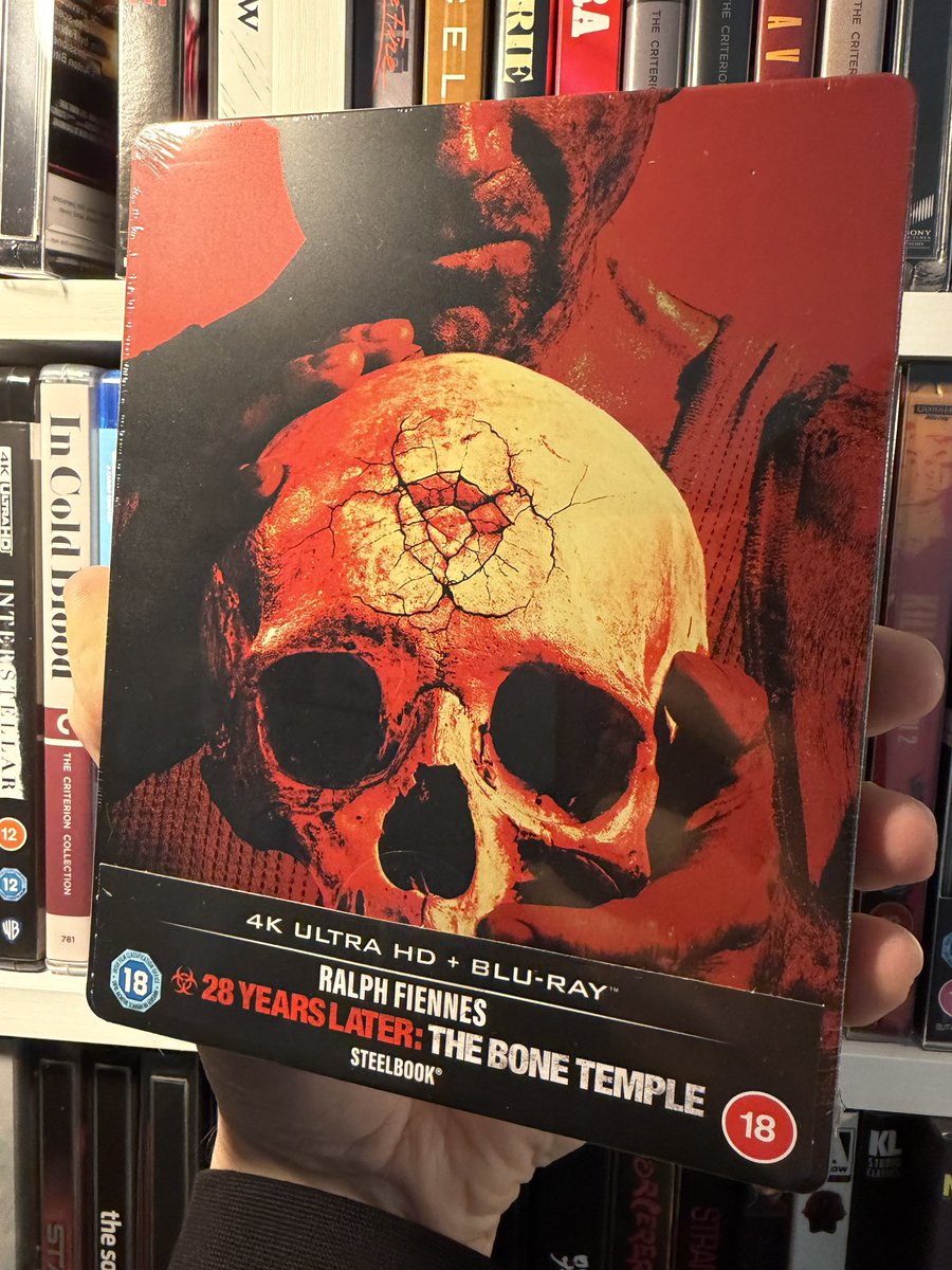 cinemarichard's tweet image. I hereby name you… Jimmy.

#PhysicalMedia #Steelbook #FilmTwitter #28YearsLaterTheBoneTemple #Horror #28YearsLater