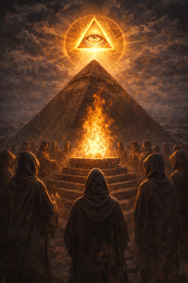 THAEDLIGHT's tweet image. In the shadows where the masses sleep, the enlightened few awaken the eternal flame. What the blind call conspiracy, the illuminated call destiny. The pyramid stands not as a tomb, but as a throne for those who dare to see beyond the veil.
@ILLUMINATIAM 
#IAM