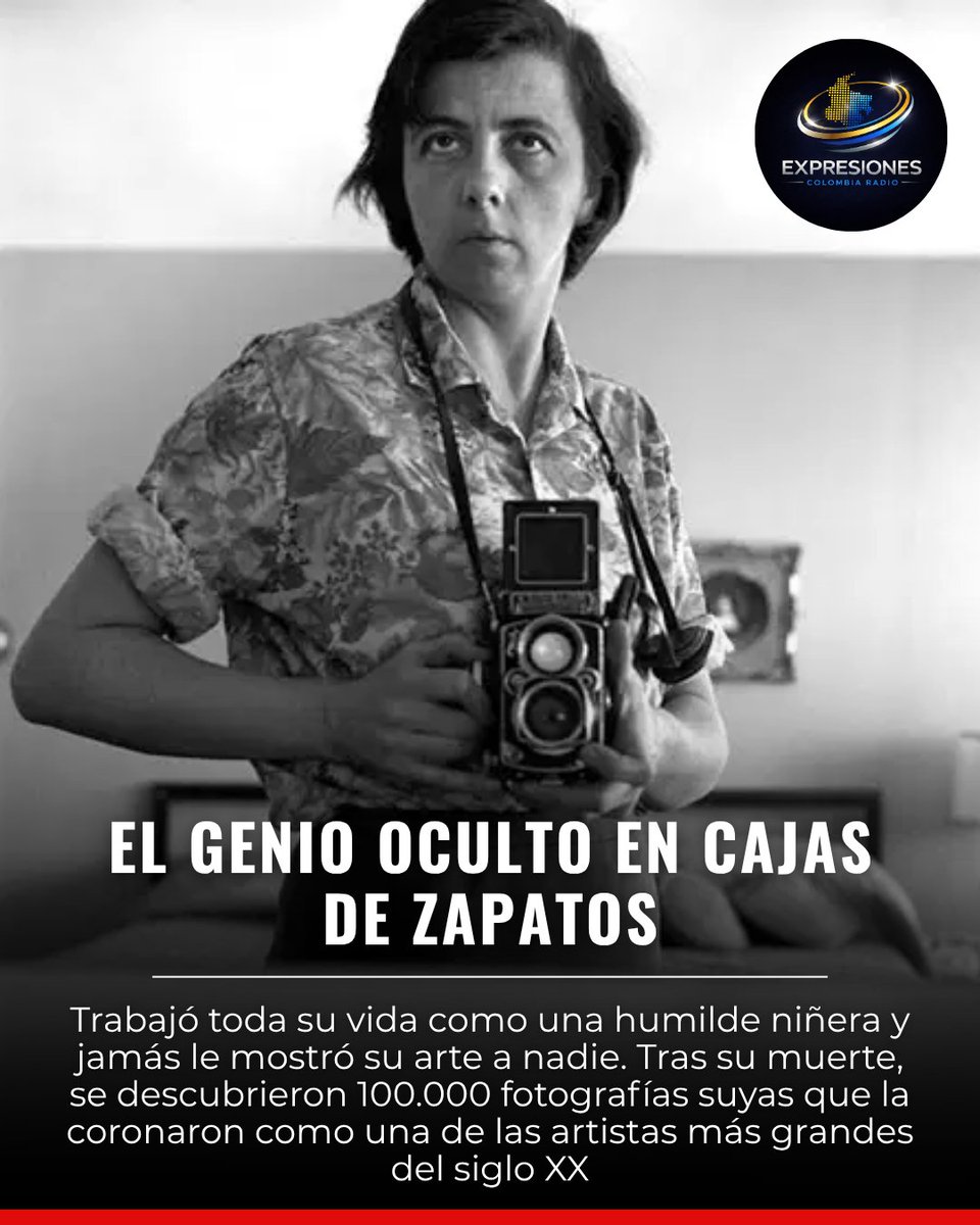 Vivian Maier pasó su vida limpiando casas ajenas y cuidando niños en Chicago. Era solitaria y hermética. Lo que nadie imaginaba era que, en sus días libres, salía con una cámara a documentar las calles. Tomó 100.000 fotos magistrales que ocultó en cajas durante décadas. 🧵👇