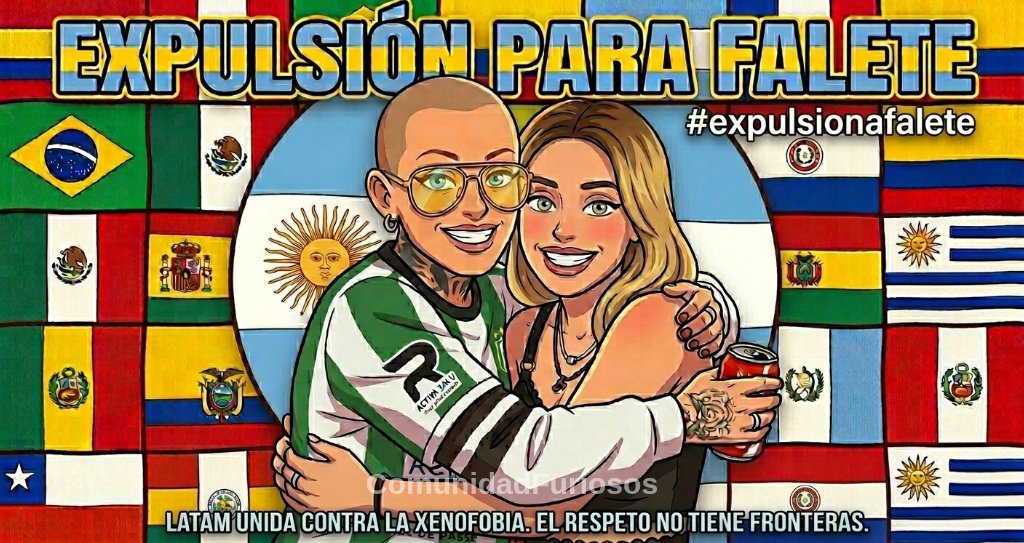 "El respeto no tiene fronteras". 
LATAM unida contra la xenofobia. 

Que se escuche fuerte. 🗣️🌍
EXPULSION PARA FALETE 
 #expulsionafalete #Furia #Coti
#FuriaCarcelGemelos2