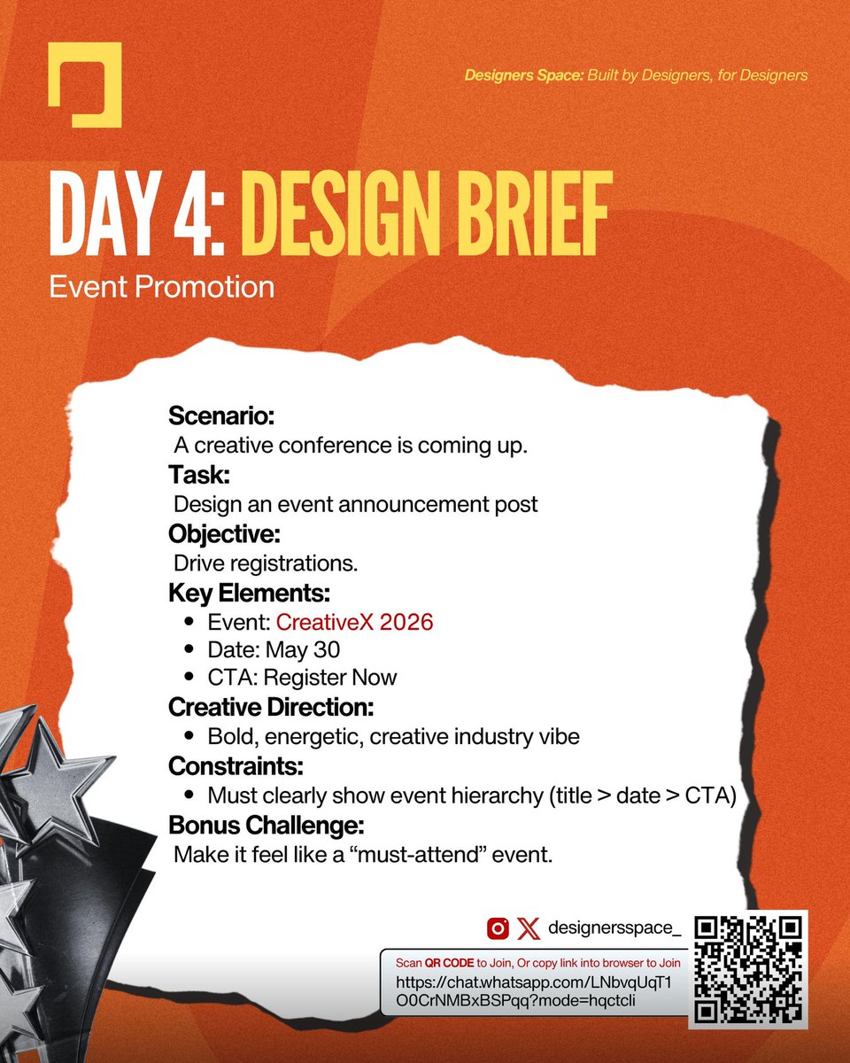 _Titilayomi's tweet image. Day 4/10 ✅️
See you all on the 30th of May yeah? 😂
@designersspace_ 

#DSdesignchallenge #creativity #creativeconference #design