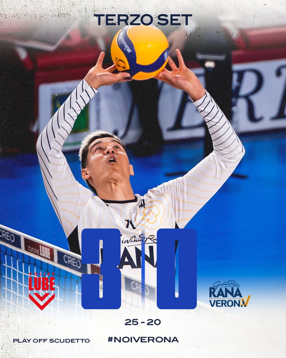 VeronaVolley's tweet image. TERZO SET 🔥 

Civitanova chiude Gara 4 sul 3 a 0

#RanaVerona #VeronaVolley #NoiVerona #volleyball