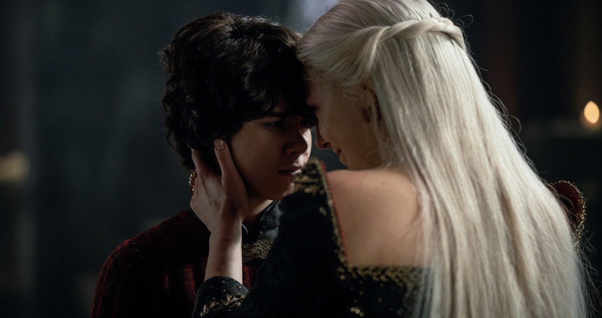 to think that rhaenyra hated the concept of pregnancy because people around her made her believe that it was a mere 'duty' women are supposed to do and seeing how it affected aemma similarly, yet she embraced her motherhood beautifully and raised the boys with so much love.