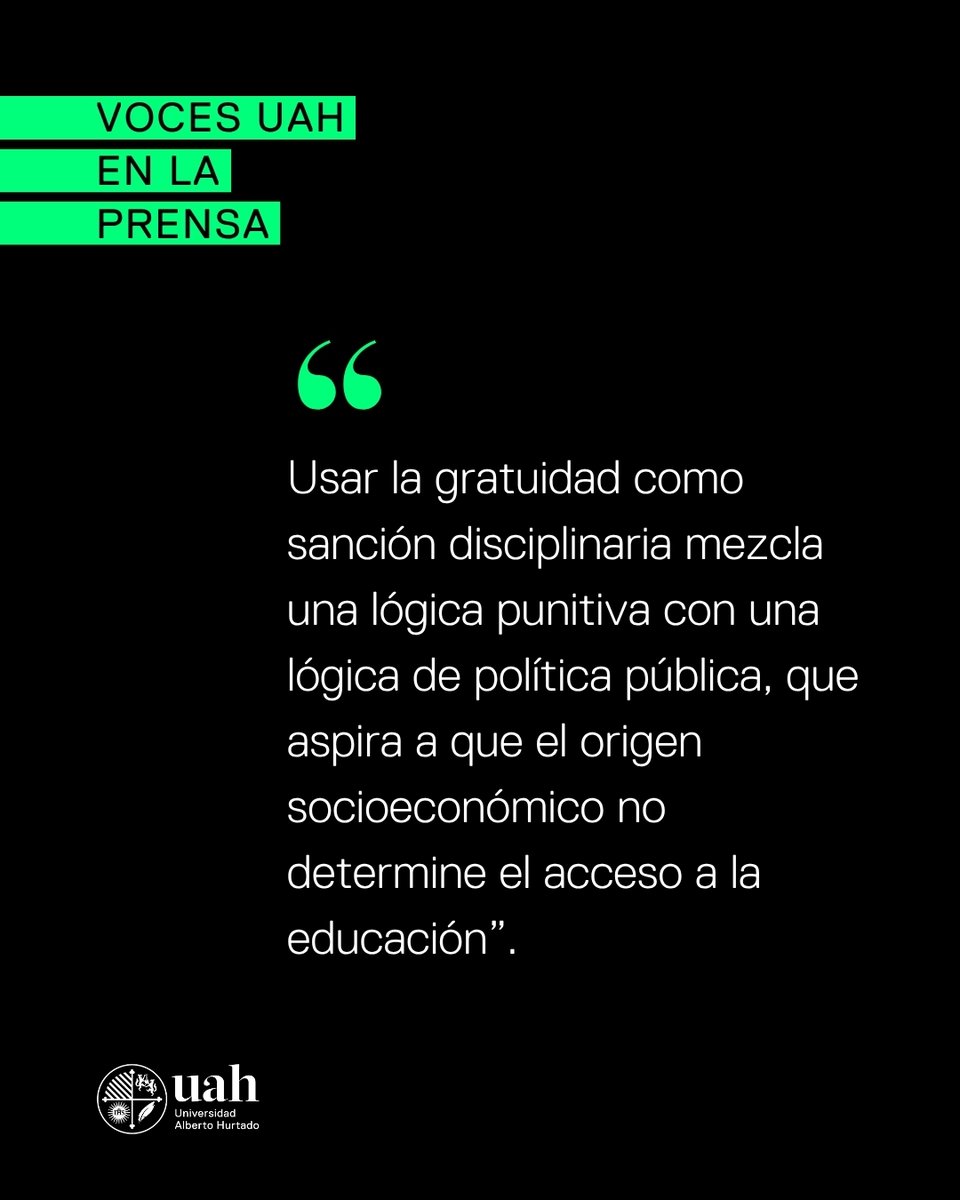 Universidad Alberto Hurtado tweet media