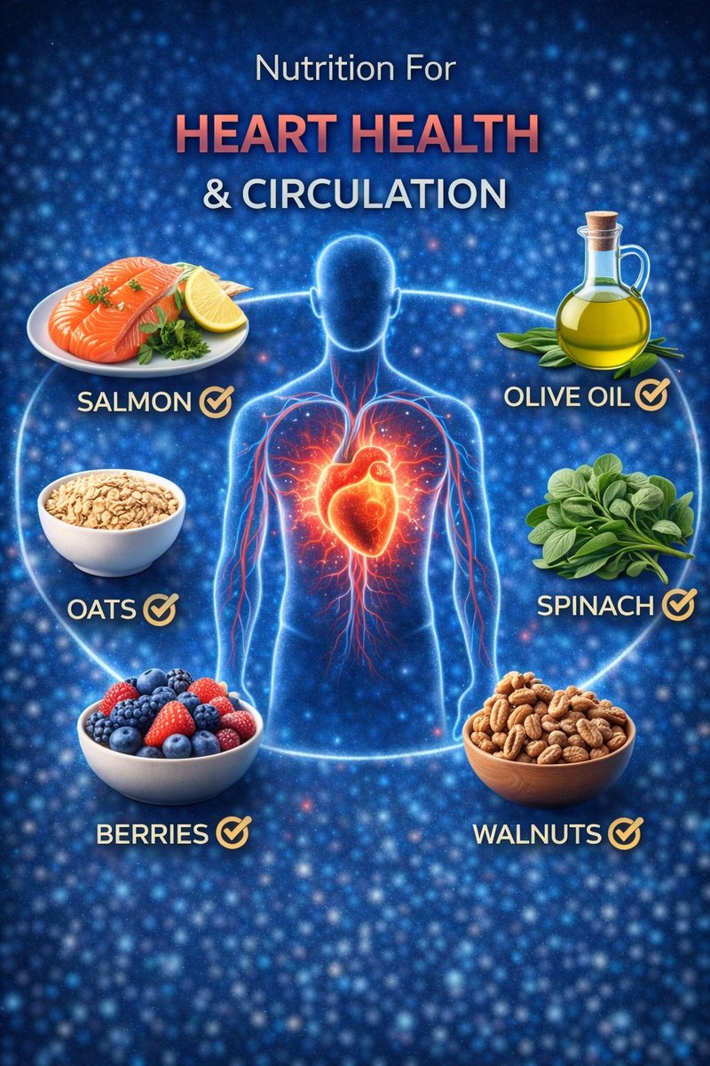 HEmpowersyou's tweet image. Protect Your Heart Naturally: 6 Powerful Foods for Circulation &amp;amp; Cardiovascular Health

#heart #nutrition #benefits