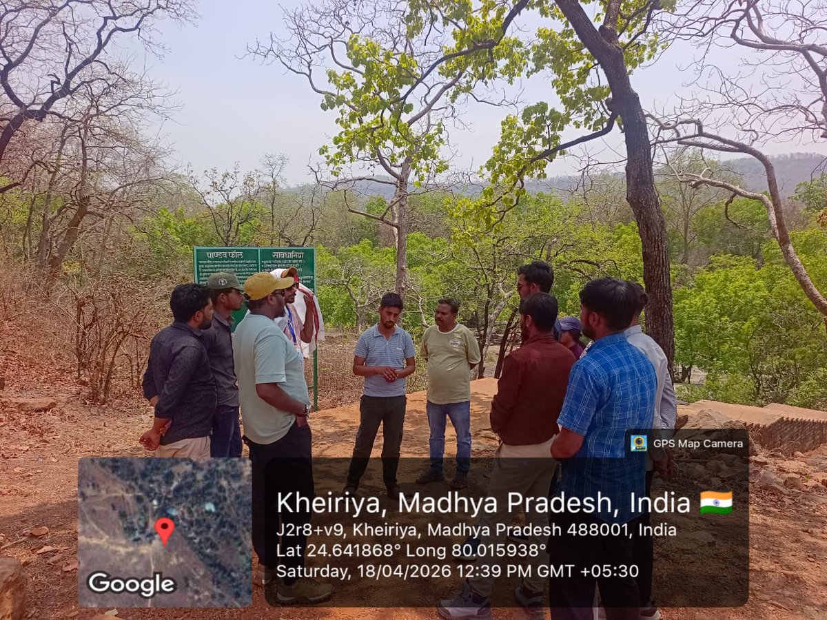 wii_eiacp's tweet photo. Exploring natural heritage at Pandav Falls 🌿
As part of World Heritage Day, students engaged in guided learning on the historical and ecological significance of the region.
Bridging culture and conservation through on-ground exposure.
#PandavFalls #Panna #ConservationLearning https://t.co/hjeRNExIbR