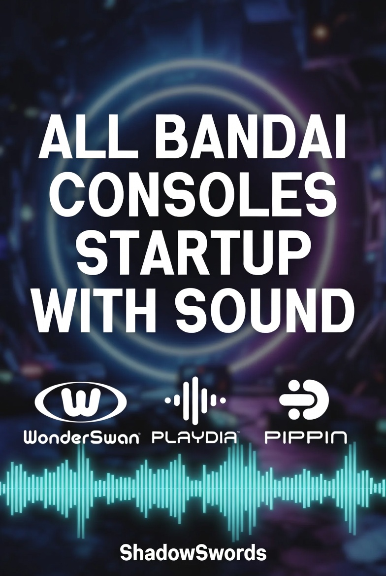 XEricChalifoux's tweet image. All Bandai Consoles Startup Animations &amp;amp; Sounds + History (1978–2003) 🔥

From Super Vision 8000 to WonderSwan Color &amp;amp; SwanCrystal — every boot-up with the full story!

Full video on Rumble 👉 rumble.com/user/ShadowSwo…

Which one brings back the most memories?  
#Bandai #WonderSwan