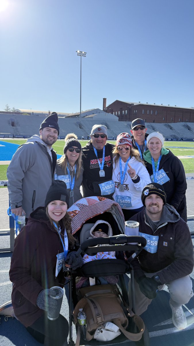 Drake Relays 5k! Great start to the Relays weekend!