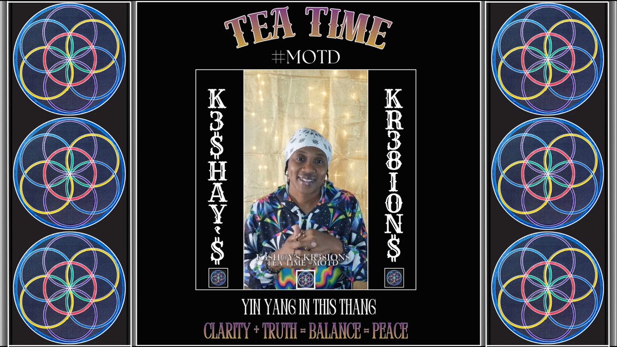 K3SHAYSKR38IONS's tweet image. YIN YANG IN THIS THANG! | CLARITY + TRUTH = BALANCE = PEACE | TEA TIME | #MOTD

PREMIERES 04.20.2026 @ 6:00 PM EST - For full video, click here: youtu.be/poENpjr_kYU

#TEATIME #TEA #TIME #WHATSTHETEA #TWINFLAME #K3SHAYSKR38IONS #YOU #THEM #LOVE #SPIRITUALITY #LIFECOACH #HEALER