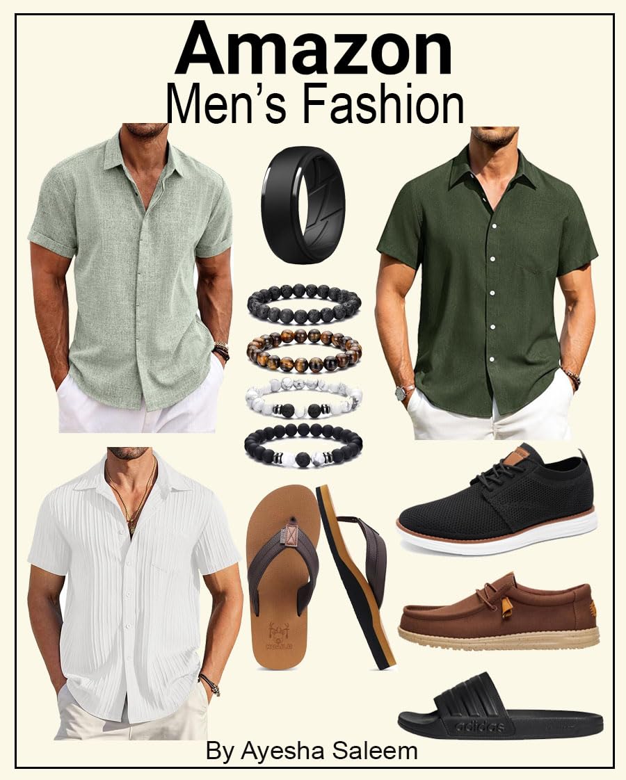 HumbleAttitude1's tweet image. mens fashion finds on Amazon 
amazon.com/shop/ayeshades…
#ad #Amazon #amazonfinds #founditonamazon  #shirts #beach #vacation #bracelet #ring #shoes #sandals #menswear #mensfashion