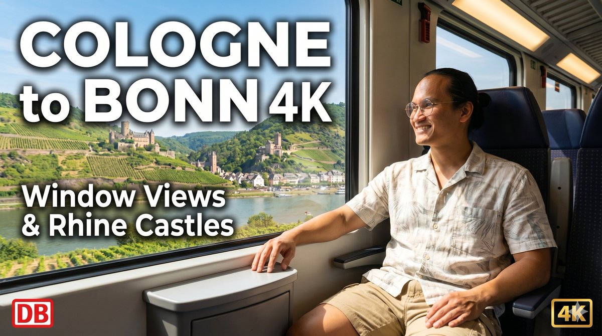 LEGEARSVLOG's tweet image. youtu.be/coc_sKsd7v0 POV: You’re taking the scenic route through Germany. 🌿 Sit back, relax, and enjoy the peaceful vibes from Mönchengladbach to Cologne. #TrainTravel #Germany #ASMR