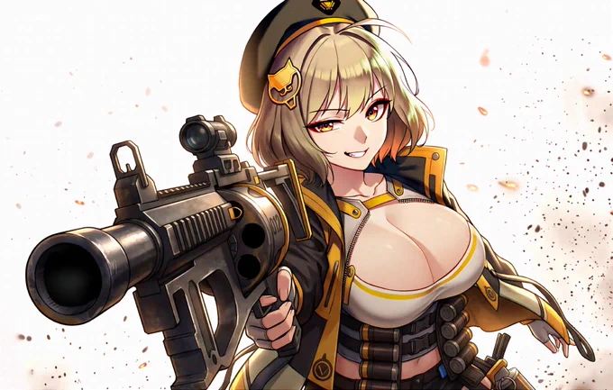 勝利の女神:NIKKE より アニス 初期勢なのに凄まじい人気なあたりキャラデザのよさがわかる おっぱい