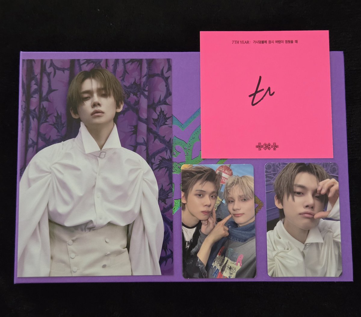 ca_ssiaa_'s tweet image. txt's Hunger, Tension, and Anxiety signed ver. pulls !!!! #TXT_7thYEAR #txt #unboxing