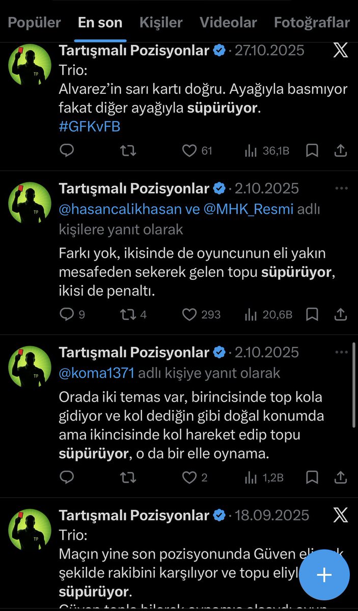 Tartışmalı Pozisyonlar tweet media