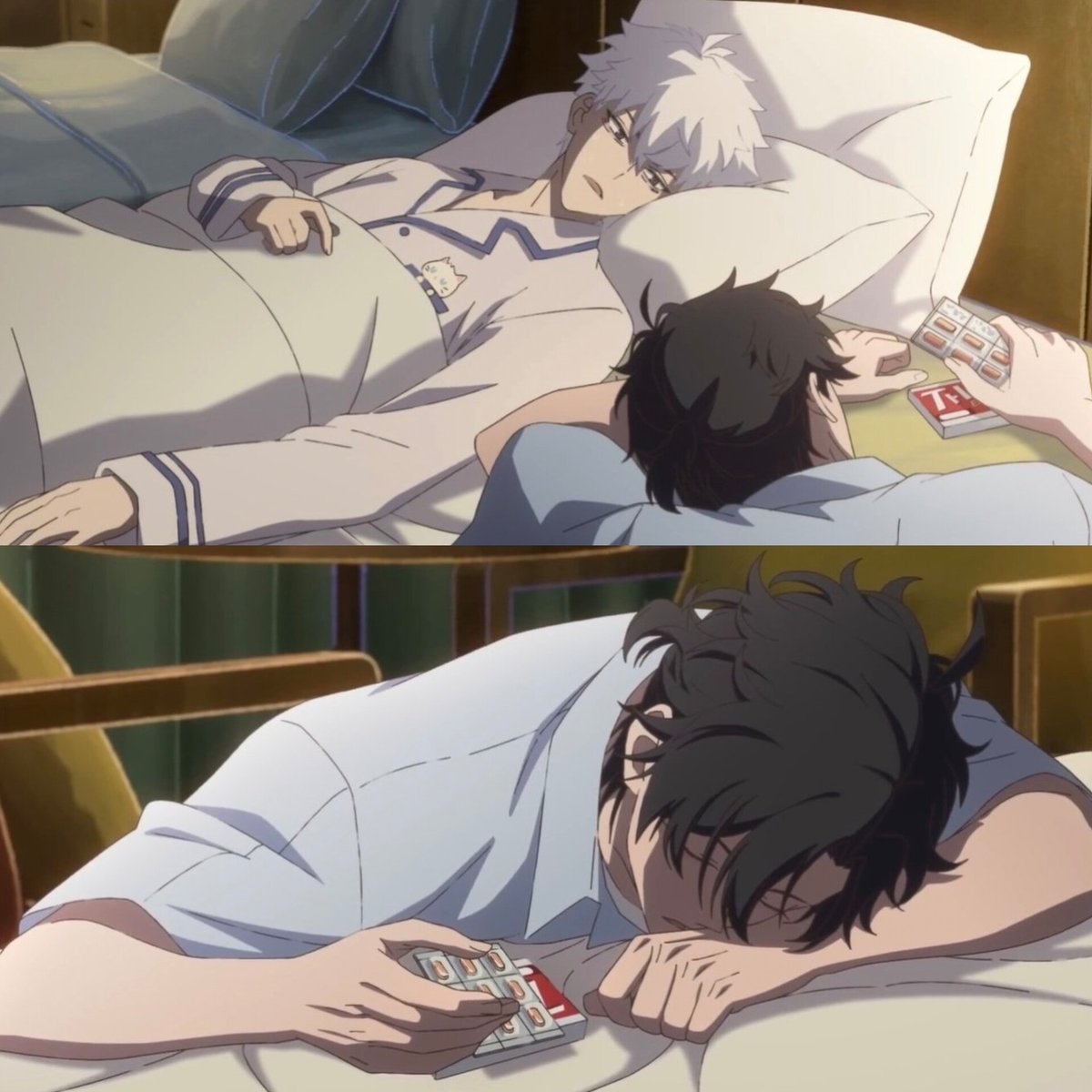 cxs cares soooooo deeply for lg i don't believe for a second that he didn't baby him every single minute they were in the hospital tgt... it's only when he KNEW that lg was fine that he began to tease him and played up his own injury to get the same princess treatment