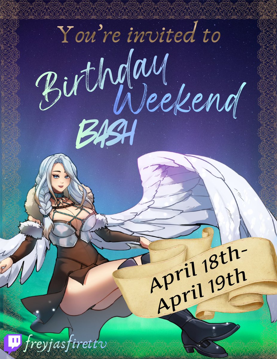 FreyjasFireTTV's tweet image. 🎉🔴LIVE🔴🎉

[18+] BIRTHDAY WEEKEND STREAM! | !horizonrp !discord

Link below!⏬

#twitch #twitchstreamer
