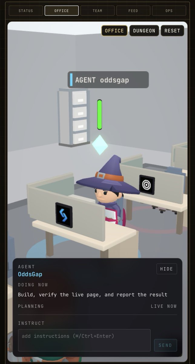 cryptopilot16's tweet photo. My Agentic Office 🧙🪄

Opensource: https://t.co/JUjKne9j1v https://t.co/bBlMsbyOvq