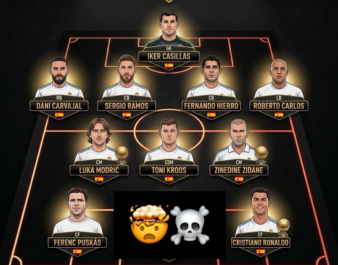 ClinchRMCF's tweet photo. All-Time Real Madrid XI

Who fill the Gap upfront? https://t.co/4qLRiQE9Us