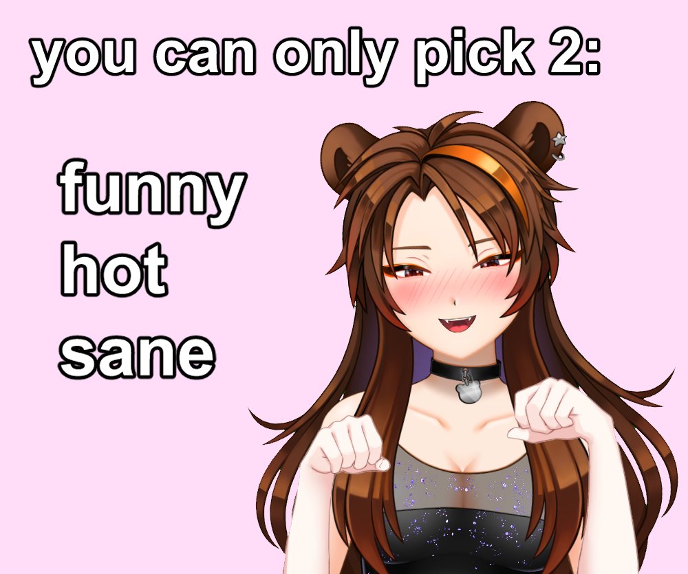 kionafu's tweet image. which ones do you pick?
#vtuber #meme