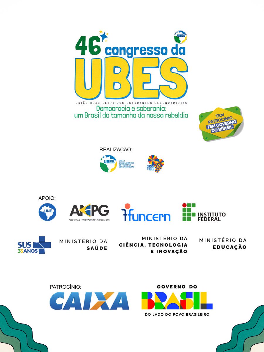 União Brasileira das/dos Estudantes Secundaristas tweet media
