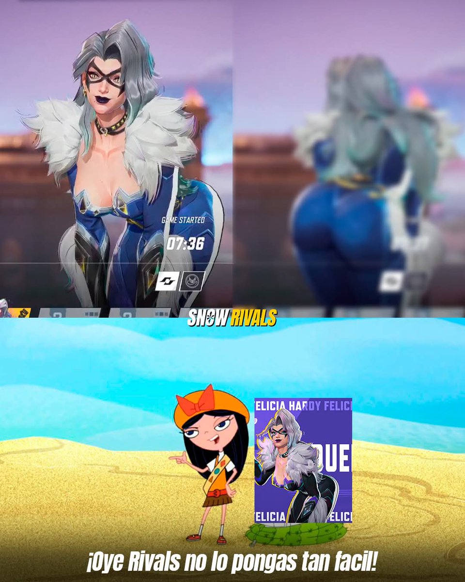 Creo que esta vez si se pasaron de sugerentes con las poses de Black Cat 😅

 #marvelrivalslatam #marvelRivals #marvelrivalsnews #marvelrivalsmemes