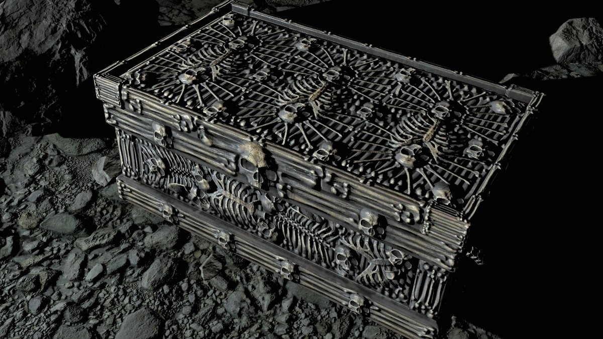 Robstar93's tweet photo. Hi everyone!  The “BONE BOX”  🦴☠️💀chest skin  is designed specifically for the “Crypt Building Skin” in collaboration with @DiazzWorkshop 
https://t.co/KVgnBv5KUl
@gerrmanman @playrust @HedgesnVideos https://t.co/Kv3eElYZg6