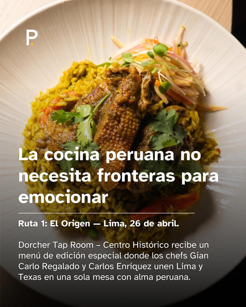 El próximo 26 de abril, Dorcher Tap Room – Centro Histórico será el escenario de "Ruta 1: El Origen", una experiencia gastronómica especial. Continúa leyendo en el enlace 👉 tinyurl.com/45h3m3du
📢 Únete a la comunidad de Revista Placeres en WhatsApp 👉 bit.ly/44pHPuF