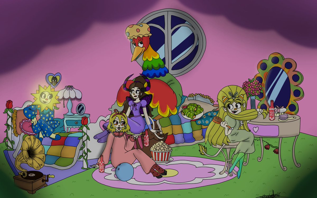 ElizabethWolf07's tweet photo. Fiestas de pijamas de chicas🌕🍿🛌

Al ver la casa de Julie en la Actualización de Frank me entró ganas de hacer esto😍❤️😍❤️😍
#julieJoyful #sallyStarlet #PoppyPartridge #WelcomeHomeocs #WelcomeHome #PijamaParty https://t.co/dsEfu8BkYR