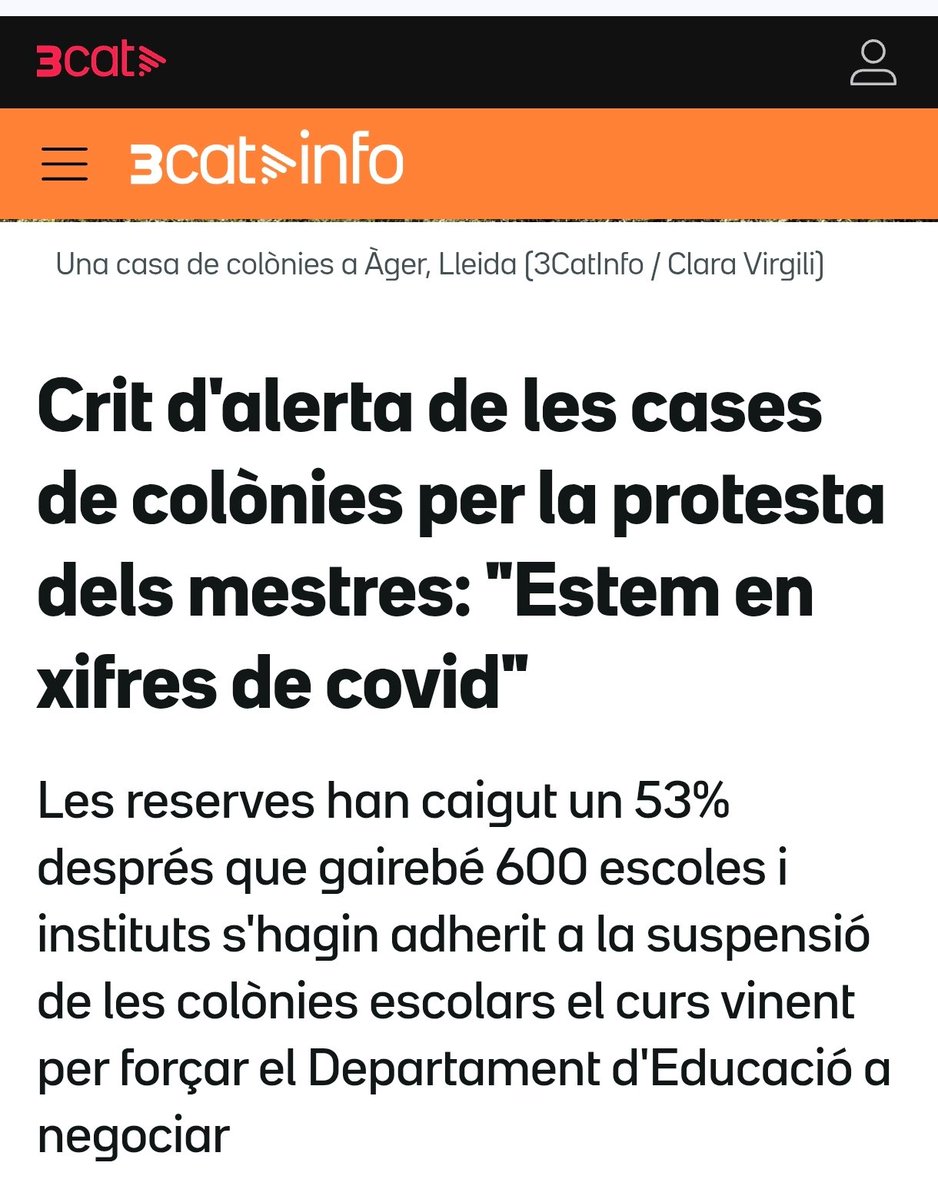Per al sector del lleure educatiu, colònies i famílies: reclamar en primer lloc a <a href="/eniubo/">Esther Niubó</a> i <a href="/AlbertDalmau/">Albert Dalmau Miranda</a>,  responsables del desastre i en segon lloc a <a href="/CCOOeducacio/">CCOO Educació</a> i a <a href="/FETE_UGT/">UGT Educació</a> que han preferit xuclar més subvenció que millorar les condicions de l'educació pública.