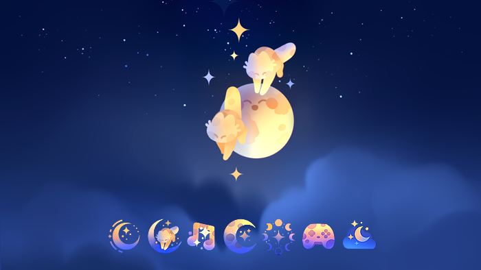 Also fits on your desktop, laptop or Mac!🌔^o^