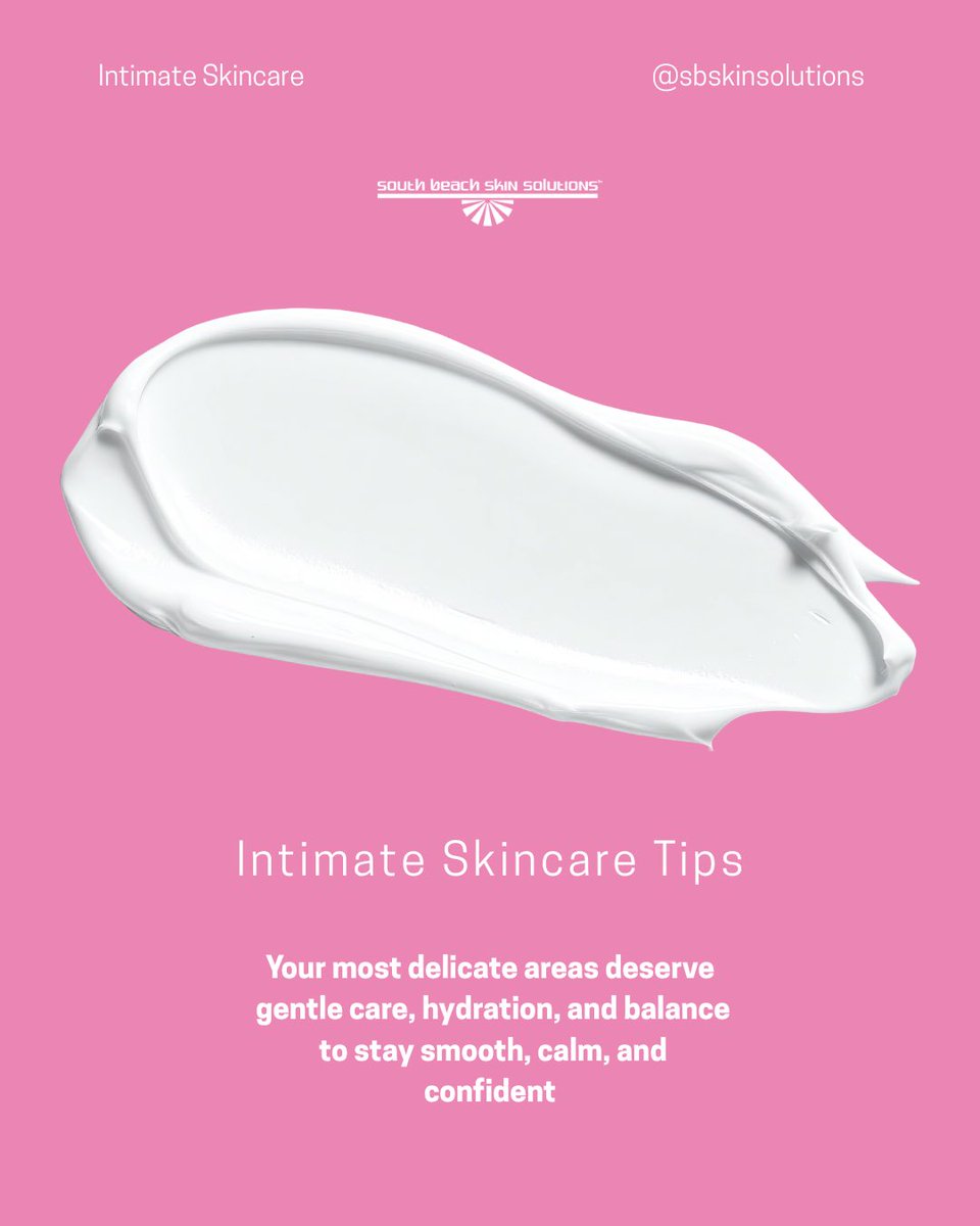 sbskinsolutions's tweet photo. Confidence starts with care 🤍

Your intimate skin deserves the same attention as the rest of your routine—gentle, nourishing, and thoughtfully balanced. Hydration and soothing ingredients help keep delicate areas calm, smooth, and radiant every day. https://t.co/mIPgQ4IsXD