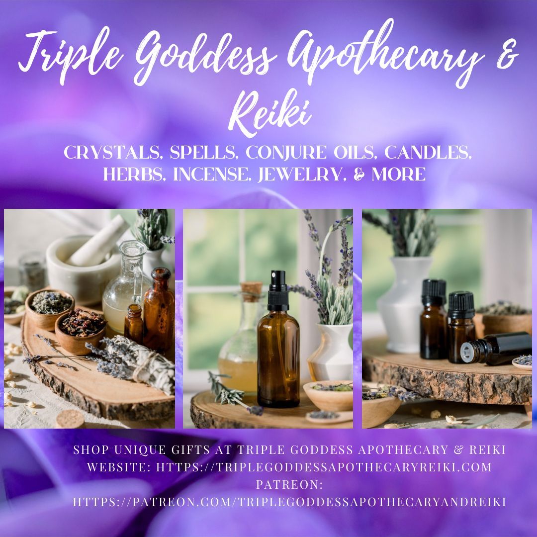 triplegoddessa1's tweet image. Shop crystals, candles, herbs, tarot cards, incense, and more at bio.site/rowanravenwolf #etsy #crystals #tarot #candles #triplegoddessapothecaryandreiki
