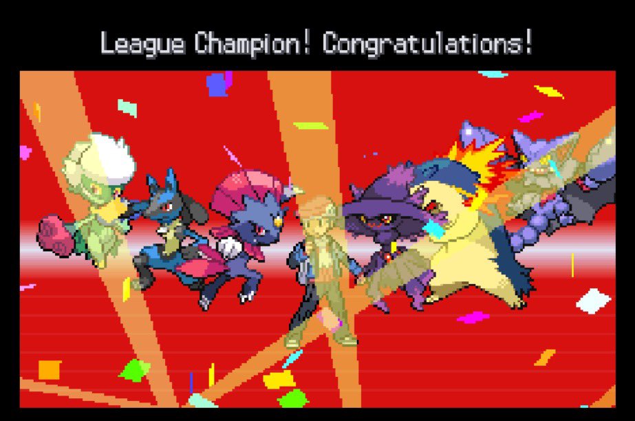 condimentpapi's tweet photo. renegade platinum done. 15 years since the first time i played pokemon platinum, i can say that im a sinnoh champ again https://t.co/uTskzZcaKB