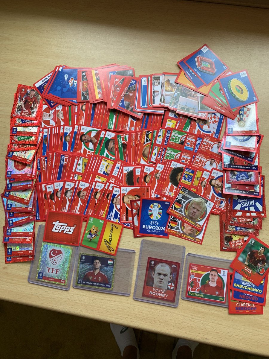 PaniniCardsUK's tweet image. TOPPS EURO UEFA 2024 Stickers Job Lot x340   Swiss Red Edition Golds+Rooney+Jota

Ends Sun 19th Apr @ 8:15am

ebay.co.uk/itm/2778774980…

#ad #Panini #PaniniFootball