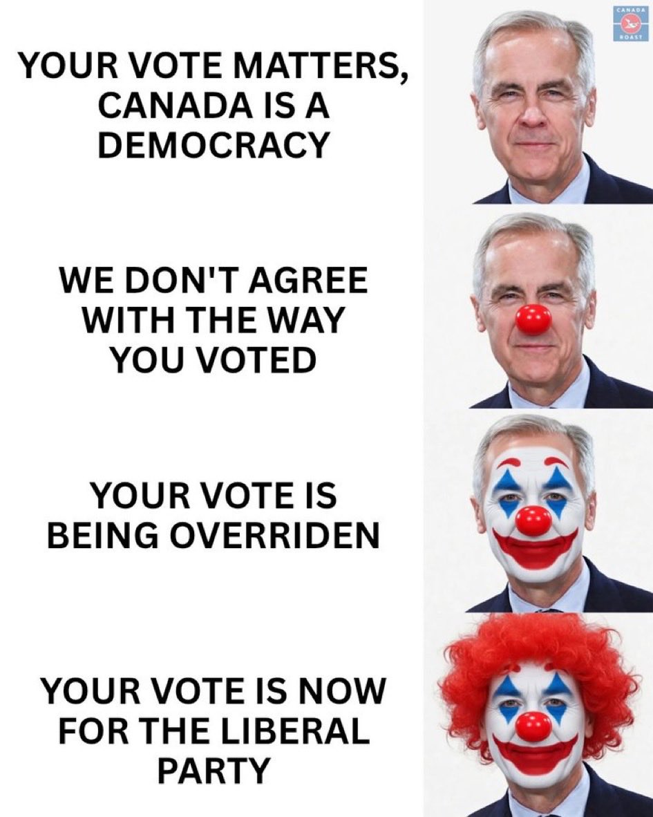 Nothing screams "Pravda" like Canada's bought and paid for State run Media!
Stolen right out of  Lenin's Communist playbook of 1918. 
But worse. Instead of being State run only, Canadian Liberals pay secretive backeoom deals for those Comrades who dare not break script.
#Carney
