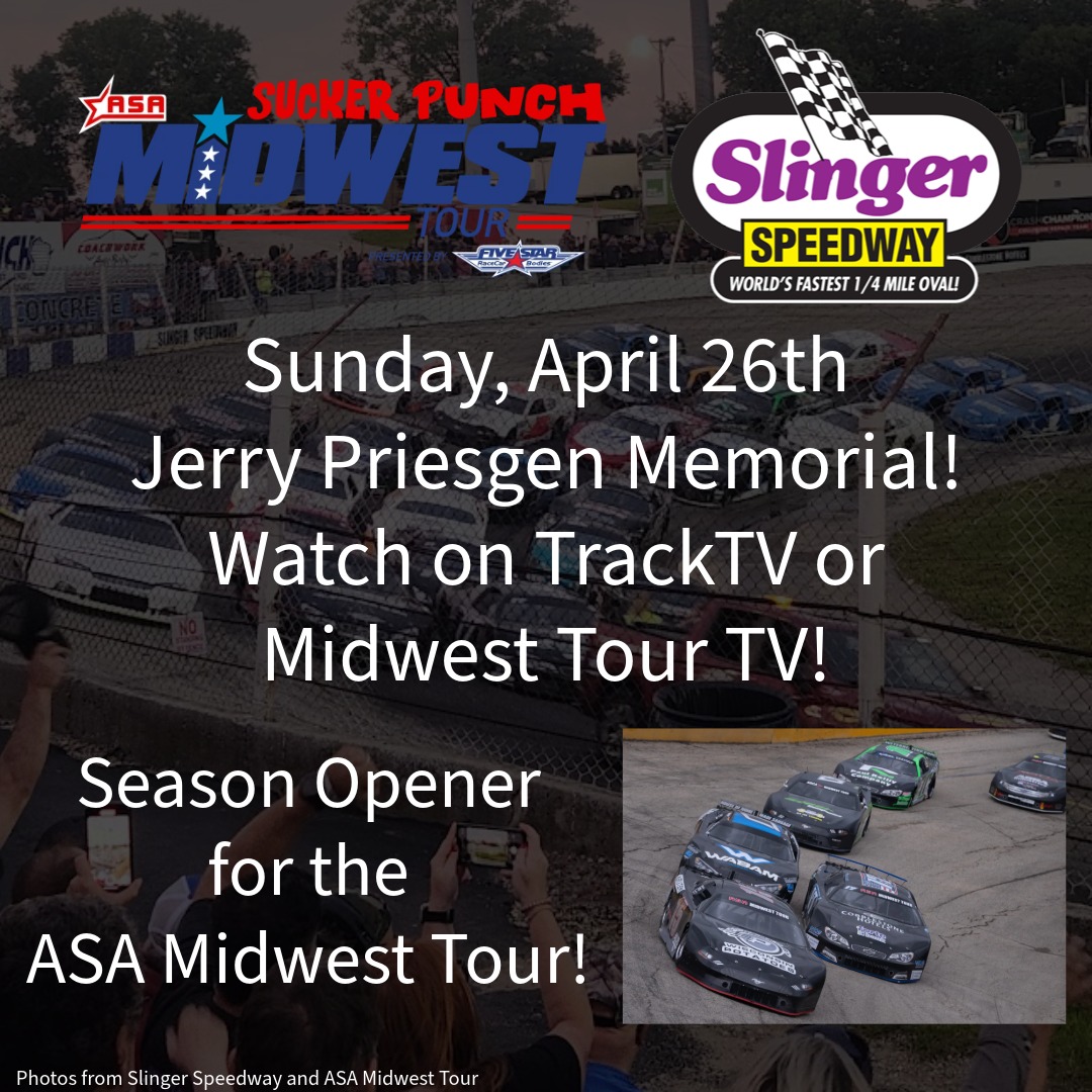 3StonesPitCrew's tweet image. More season openers! @MidwestTour kicks of their season @SlingerSpeedway, and @USACNation Midgets kick off at Kokomo! Also, @TALLADEGA for @NASCAR, and @knoxvilleraces for the @WorldofOutlaws! See the entire schedule here! #racing #midwestisbest #dirtracing #dega #seasonopener