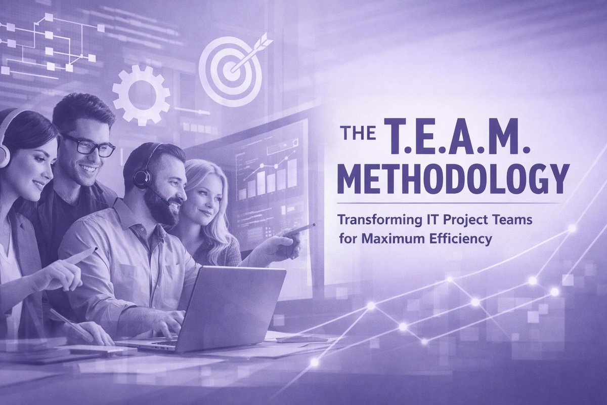 CollazoLurdez's tweet image. 🚀 Ready to turn chaos into collaboration? Discover the T.E.A.M. Methodology’s secrets for sky-high efficiency in IT projects! 🤖✨ Dive into our playful approach and watch your team transform! Read more: lurdezconsultinggroup.com/the-t-e-a-m-me… #TeamMagic #ITRevolution