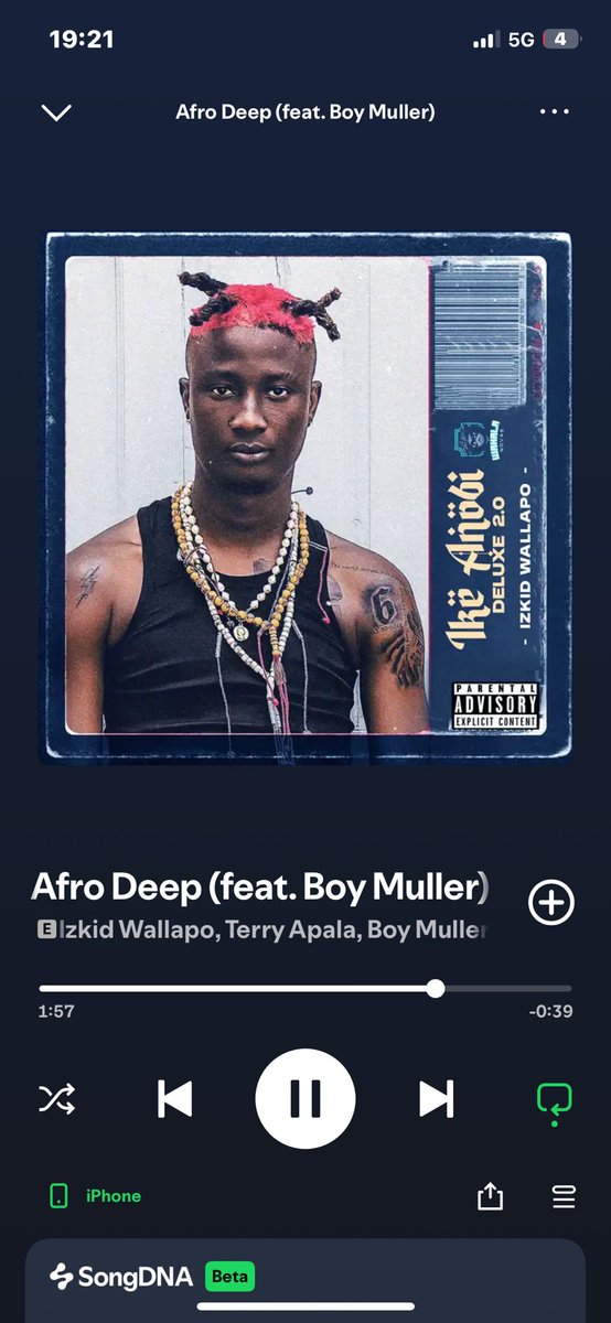 realwolog's tweet photo. yesss, the wait is finally over, we’re eating good already with Izkid Wallapo’s “Afro Deep” 😮‍💨 🔥 https://t.co/YCKaaG6qLn