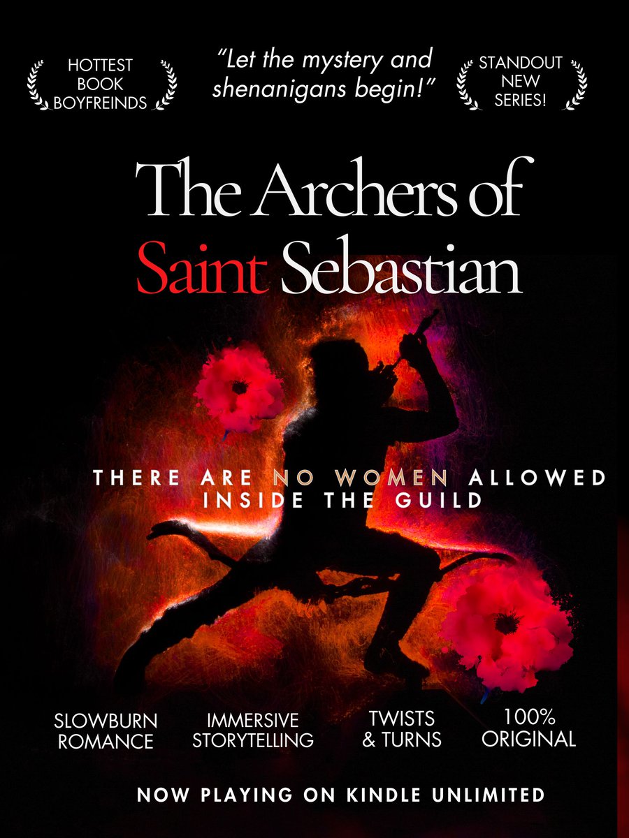 booksbyJeanneR's tweet image. #PosterPit #PosterPitP #R #HF #M #F #YA
⭐️⭐️⭐️⭐️⭐️ "a rousing mix of high octane action, stunning pageantry, wonderfully crafted characters who are so true-to-life, romance, delicious romance, angst, suspense."
mybook.to/MyArchersSeries

🏹12 HANDSOME ARCHERS
6 COMPETITIONS
1 GIRL
