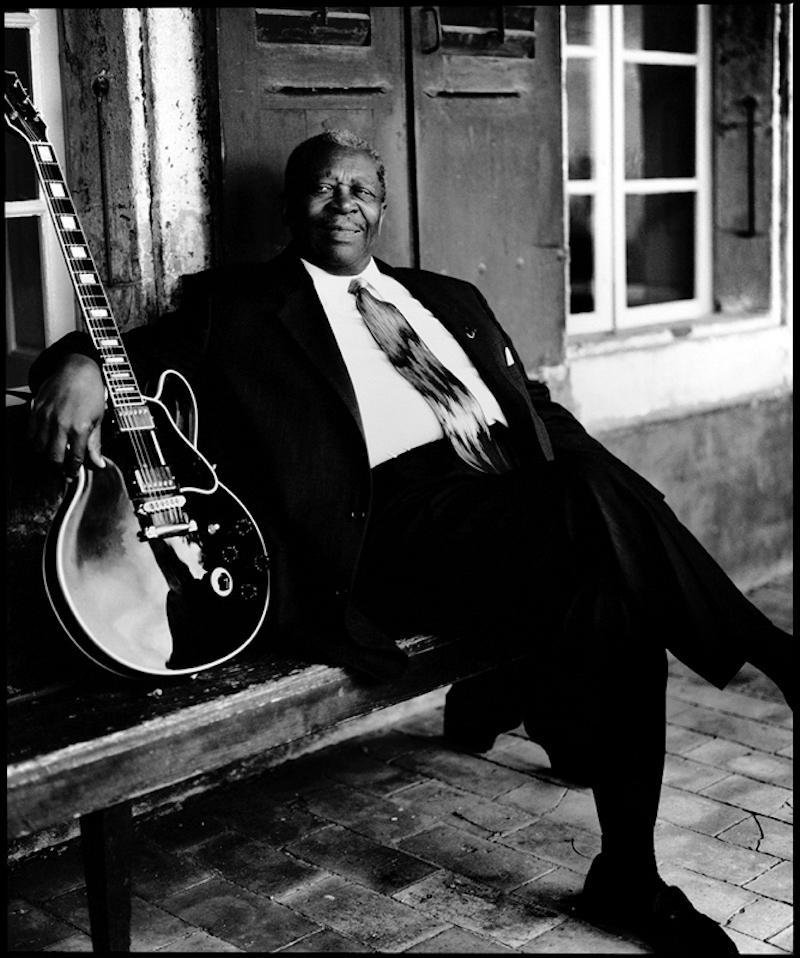 bluezharp's tweet photo. B.B. King with Lucille 
Vicksburg, Mississippi, 2007.  
Photo by ©Kevin Westenberg https://t.co/DFiYoAY4ol