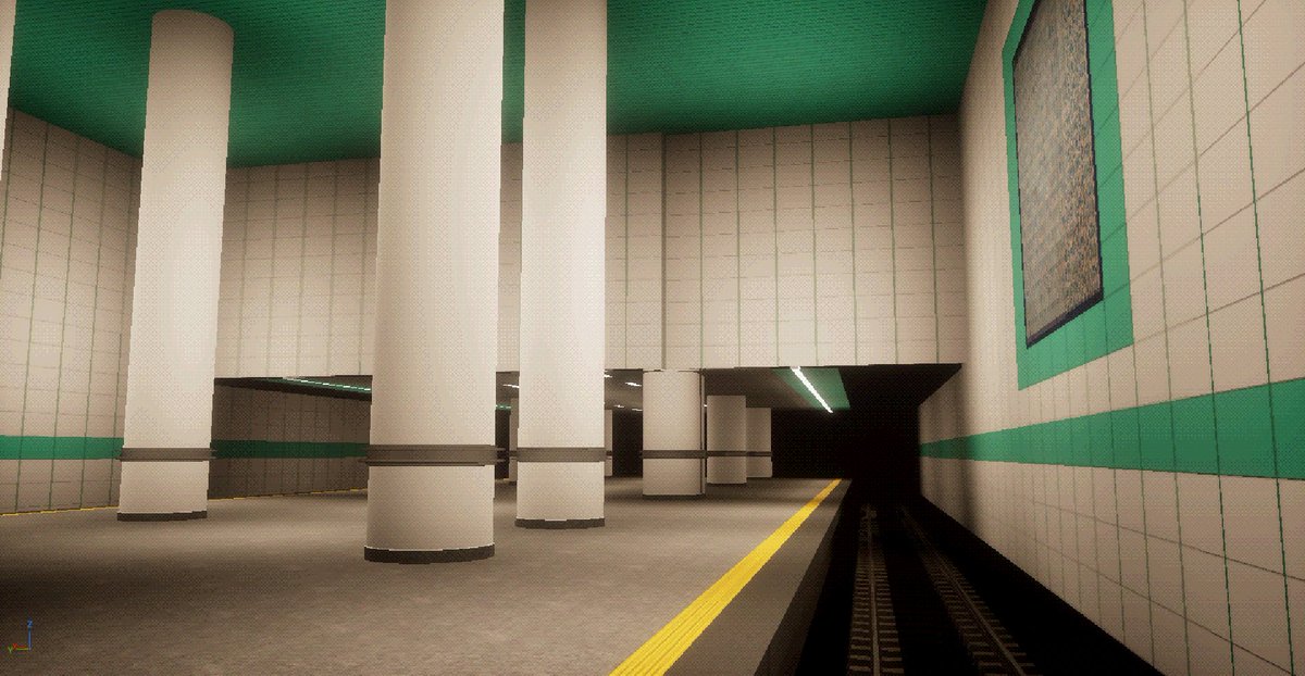 utkuslasttour's tweet image. Tried to add some bloom effect and made this sweet look on lamps and also found a backrooms-ish effect when i randomly increase convolution value #Metro2000 #UnrealEngine5 #IndieDev