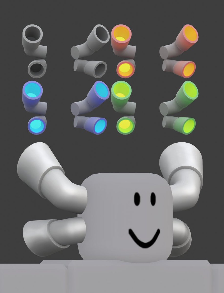 PizzaBlox's tweet image. - Exhausting Horns -

Otherwise known as the Exhaustolotl (We're still working on a good pun)

Plain - roblox.com/catalog/118434…
Red - roblox.com/catalog/107126…
Blue - roblox.com/catalog/812579…
Green - roblox.com/catalog/113420…

#Roblox #RobloxUGC