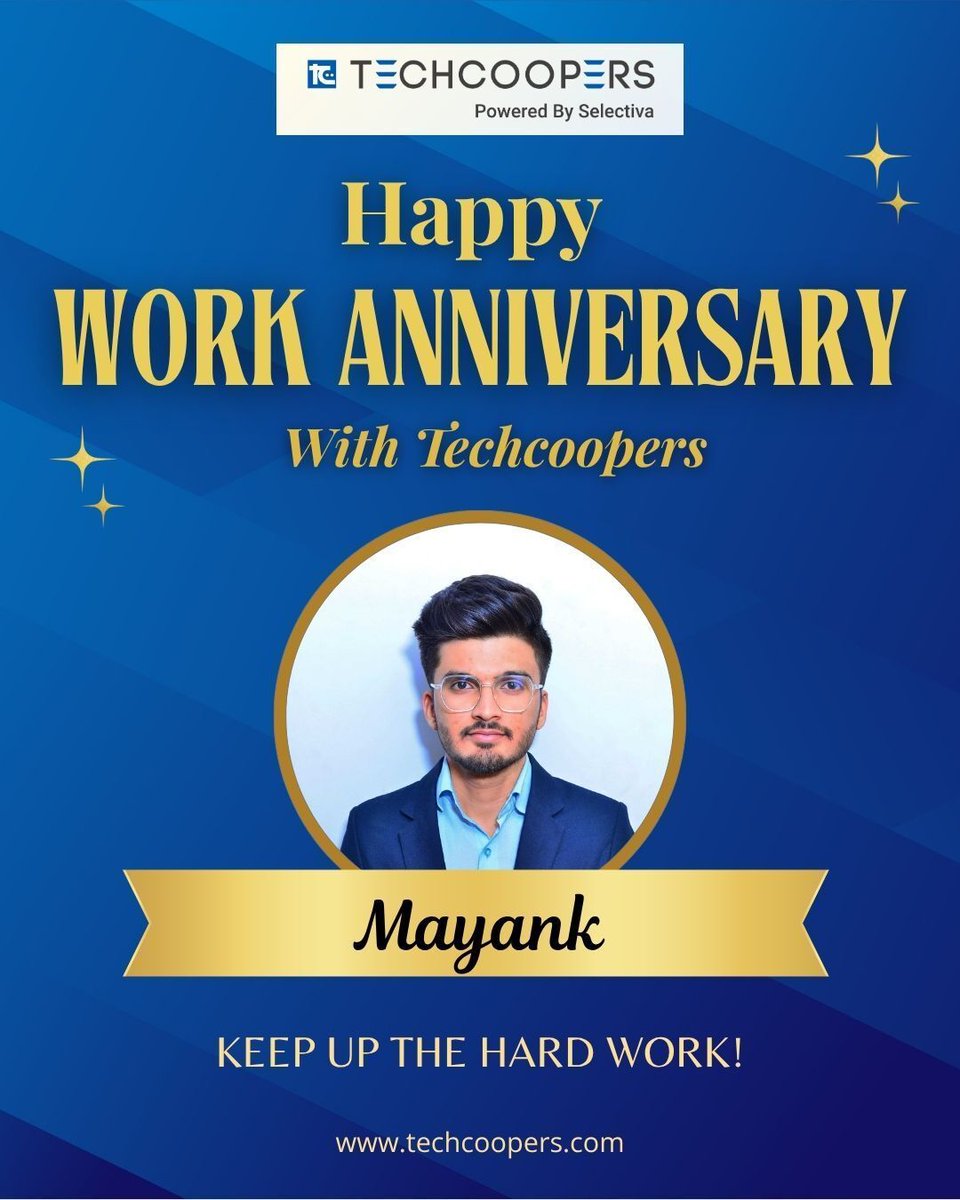 techcoopers's tweet photo. Another year, another milestone! Grateful for your passion, positivity, and impact. Happy Work Anniversary! ✨
#workanniversary #careergrowth #professionaljourney #milestone #grateful #teamwork #success
Powered by: Selectiva System, Inc. https://t.co/82FIDQdqqR