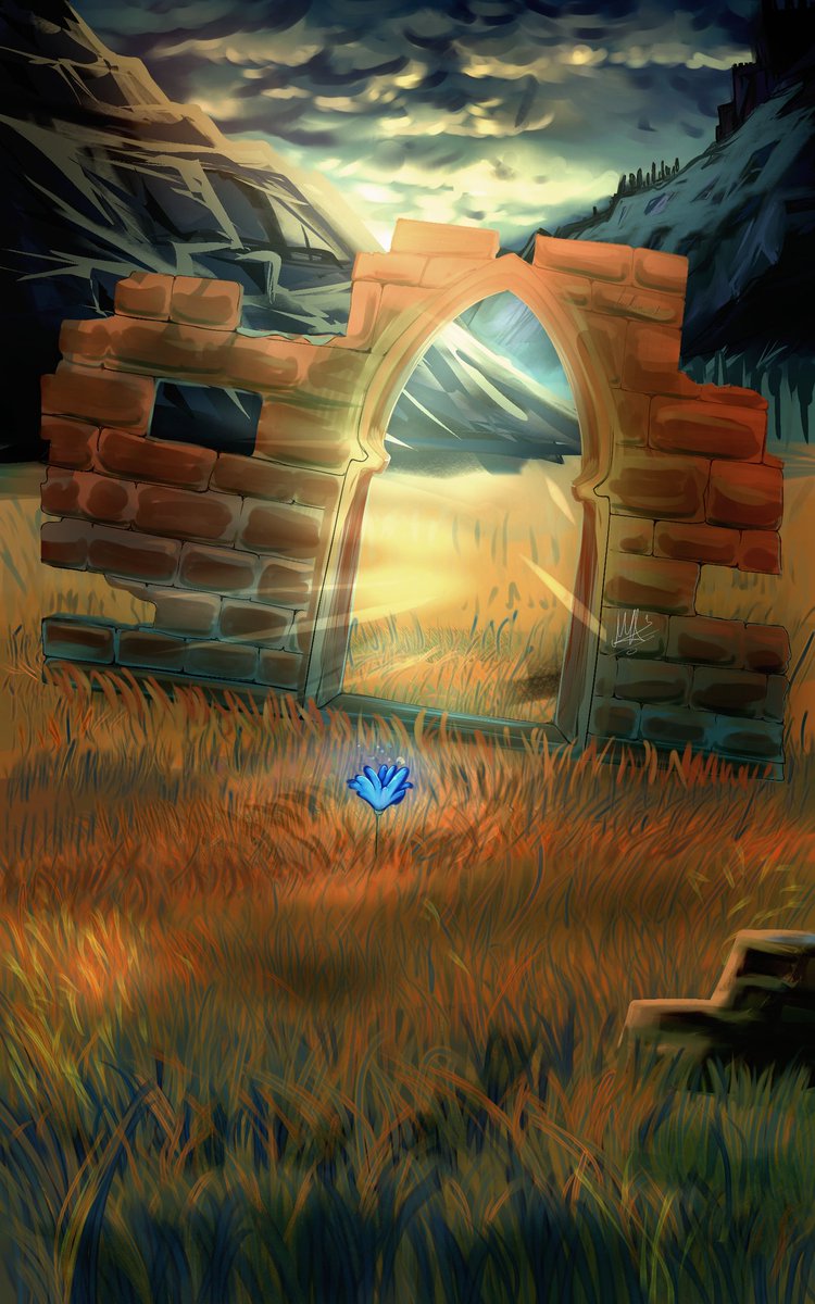 I was just doing something 
Actually I prefer it without that wall or idk what I was thinking of drawing this
I'll post it without wall later
#sketch #art