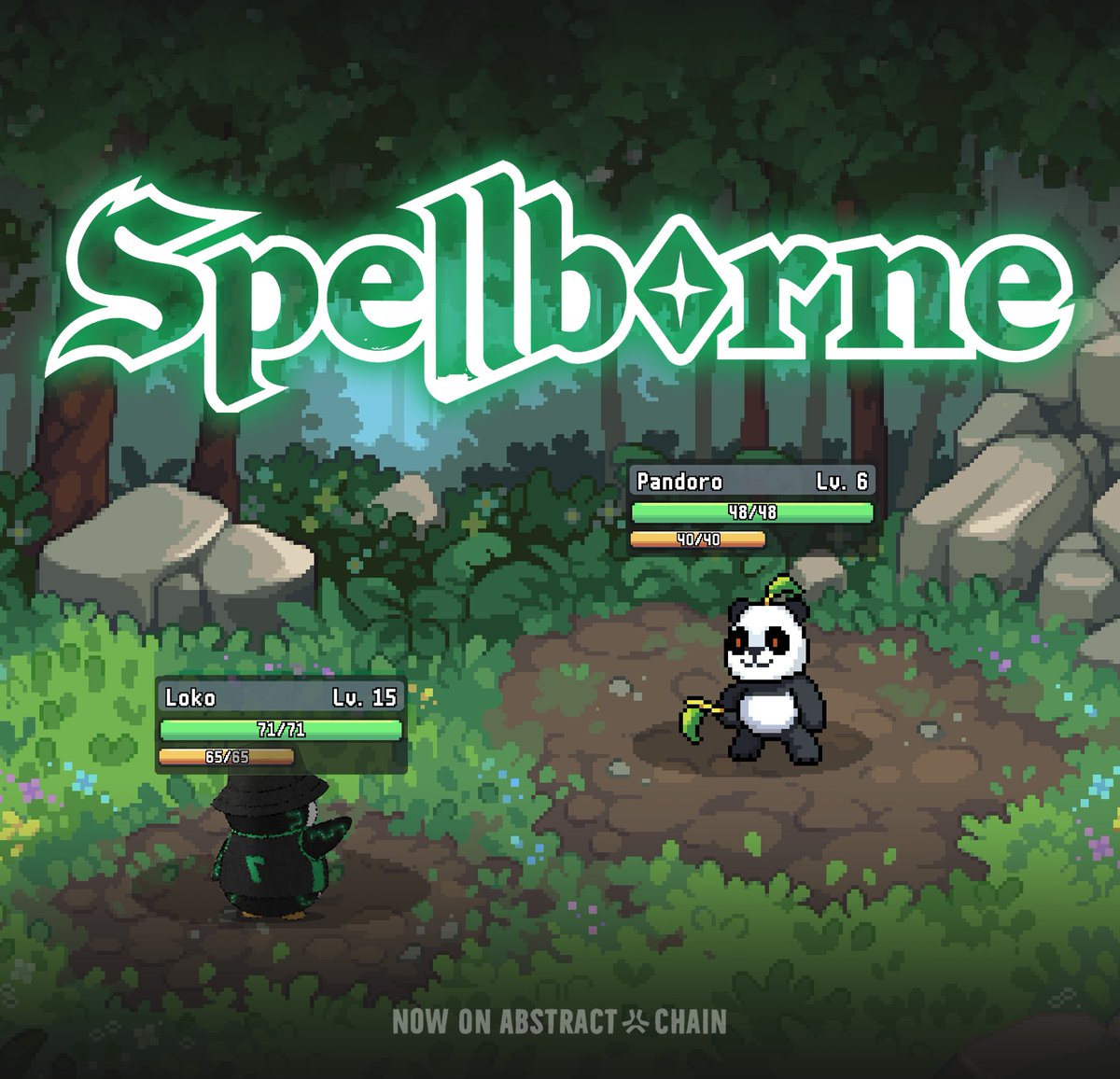 KeTalLoko's tweet photo. I discovered @spellborne  on @AbstractChain  a little over a week ago, and it reminded me a bit of Portal Fantasy in terms of style, but it’s different in several aspects. A pretty nice Pokemon-like game. The story is still a bit light for now, but it’s something that will gradually develop over time.

Honestly, I’m really enjoying it. And to be honest, I’m glad I found a game that lets me actually play and use the chain without feeling overly “restricted.” Games like this are good for the ecosystem. And speaking of the ecosystem, I find Spellborn’s one very well thought-out and well-run. The team isn’t huge, but they’re smart, responsive, and genuinely invested. A real pleasure for players.

Recently, an update was released in the game: a new in-game hub during battles.

I like the addition of details like night cycles and lanterns, the speed effect on skating, raindrops during heatwaves… climate changes that add a pleasant variety. Lots of small touches that show the team’s attention to detail, and it’s appreciated.

And don’t forget to use your Abstract points to open boxes during the Abstract Rush, before April 27…

I only started the game a few days ago and was struggling to join the Discord, so the addition of this in-game ticket system is really cool too.

I still have quite a few gaps in my understanding of the game and its story since Avax, but I’m enjoying it, and that alone is enough to thank the team. Looking forward to future updates, including apartments.

If you missed out on this banger like I did, it’s here:
 https://t.co/6H0h0WZjta

One of the people to follow if you want to get started on Spellborne > @creatiefmotief 
I personally learned a few useful tips from him.

GLHF