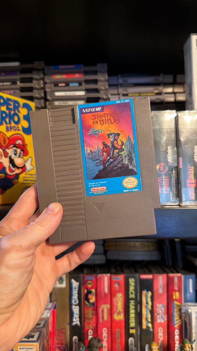 laretavg's tweet image. La joya de #nintendo #NES que encontramos esta semana. ¿Lo jugaron? #shadowoftheninja