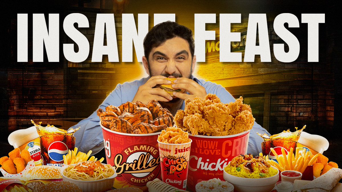designermerelin's tweet photo. Click-Driven Thumbnail — Food Content Design 

High-impact YouTube thumbnail designed for food vlogging content, focusing on bold typography, expressive visuals, and attention-grabbing composition to maximize viewer engagement.

#graphicdesign #thumbnaildesign #youtubethumbnail https://t.co/n4TRv2NPDv