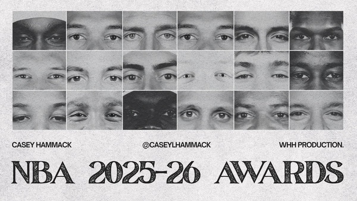 receipts have been kept all season &amp; this is where i’ve landed for my awards!! might do all-nba / all-defensive / all-rookie teams later but for now, enjoy who i’ve landed on for the regular season awards — thread below!