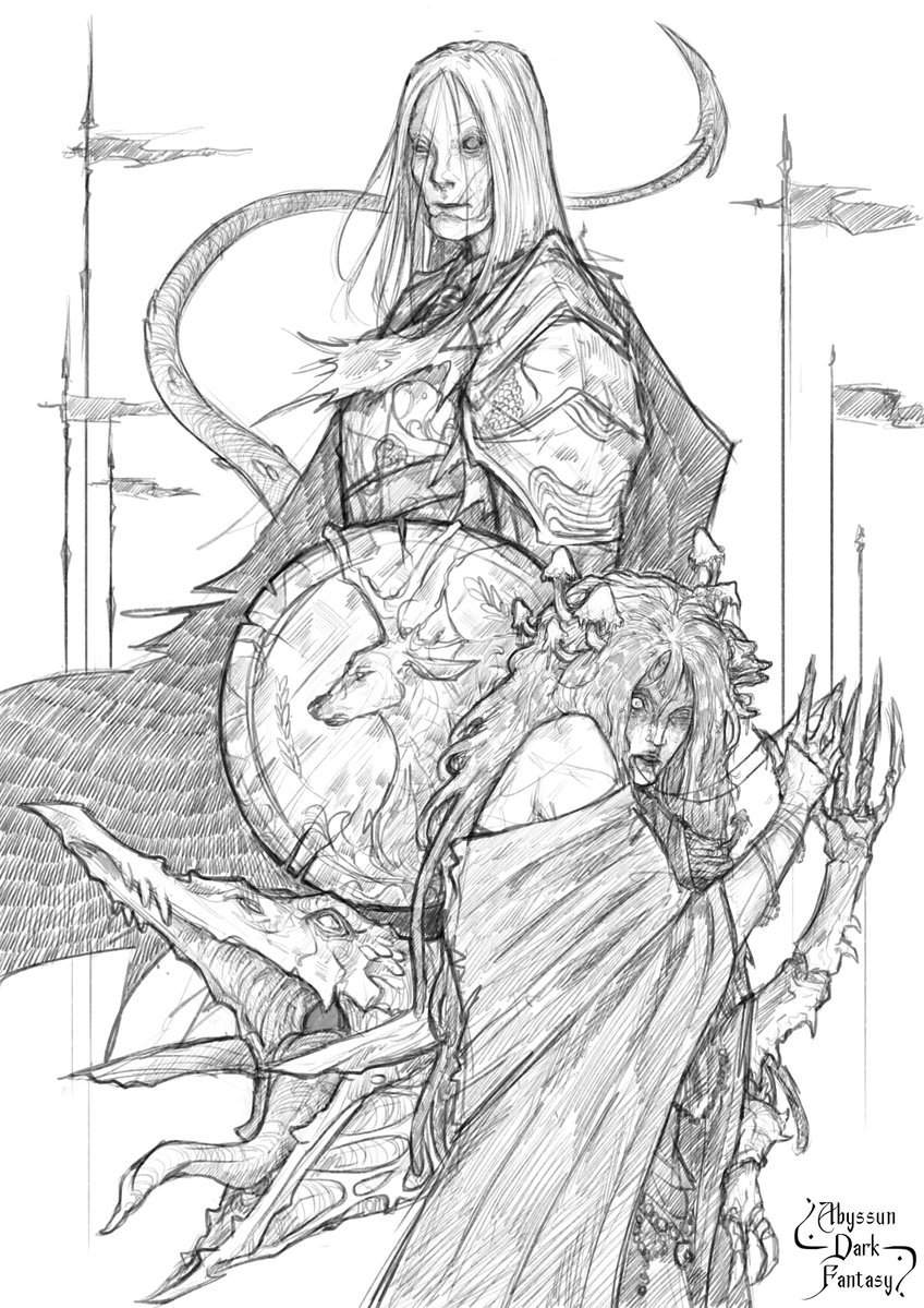 Abyssun Dark Fantasy (c0mmissi0ns 0pen) tweet media